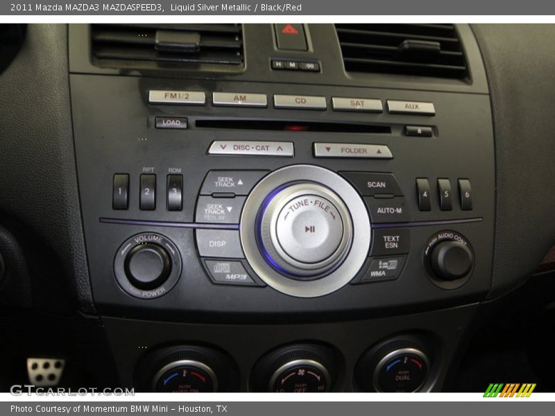Controls of 2011 MAZDA3 MAZDASPEED3