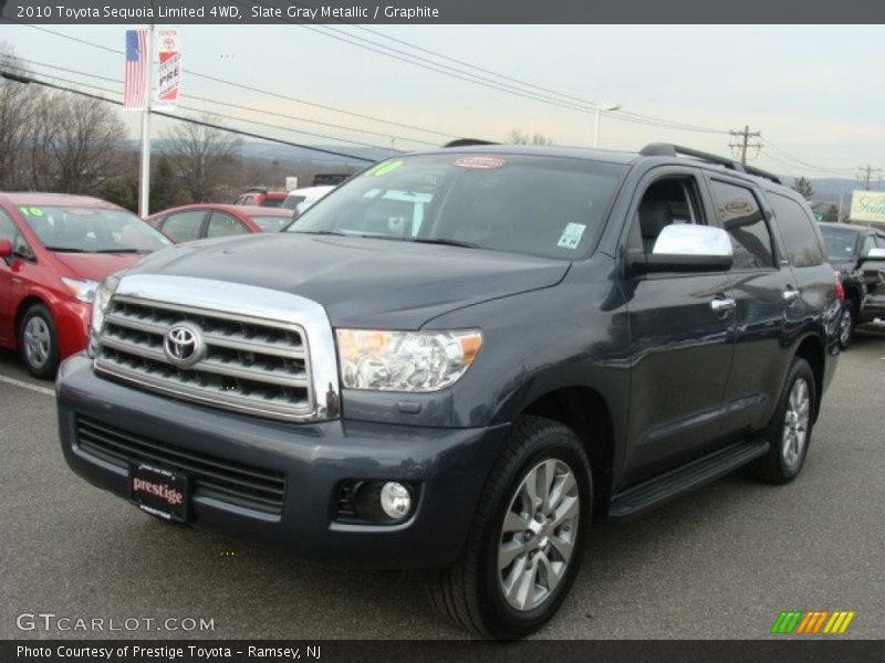 Slate Gray Metallic / Graphite 2010 Toyota Sequoia Limited 4WD