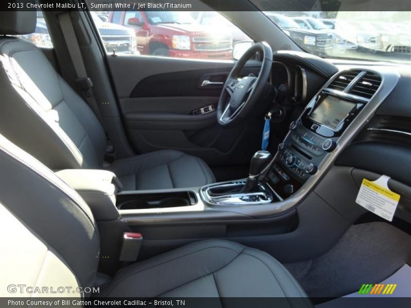 Summit White / Jet Black/Titanium 2013 Chevrolet Malibu LT