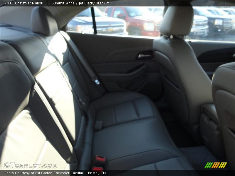 Summit White / Jet Black/Titanium 2013 Chevrolet Malibu LT