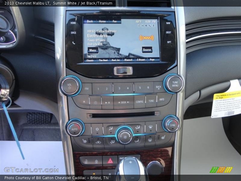 Summit White / Jet Black/Titanium 2013 Chevrolet Malibu LT