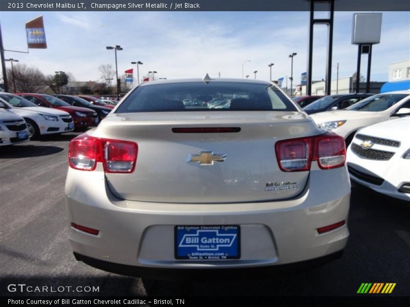 Champagne Silver Metallic / Jet Black 2013 Chevrolet Malibu LT