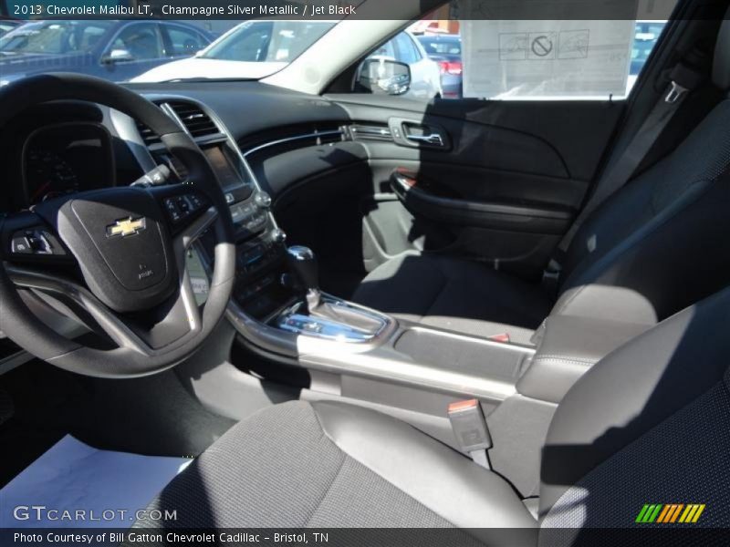 Champagne Silver Metallic / Jet Black 2013 Chevrolet Malibu LT