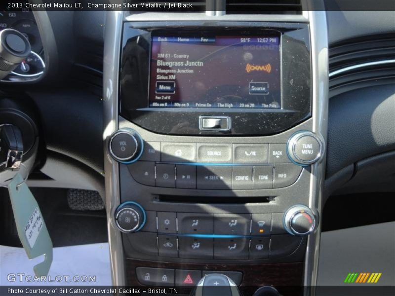 Champagne Silver Metallic / Jet Black 2013 Chevrolet Malibu LT