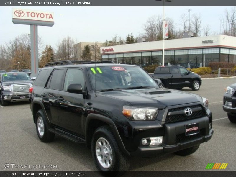 Black / Graphite 2011 Toyota 4Runner Trail 4x4
