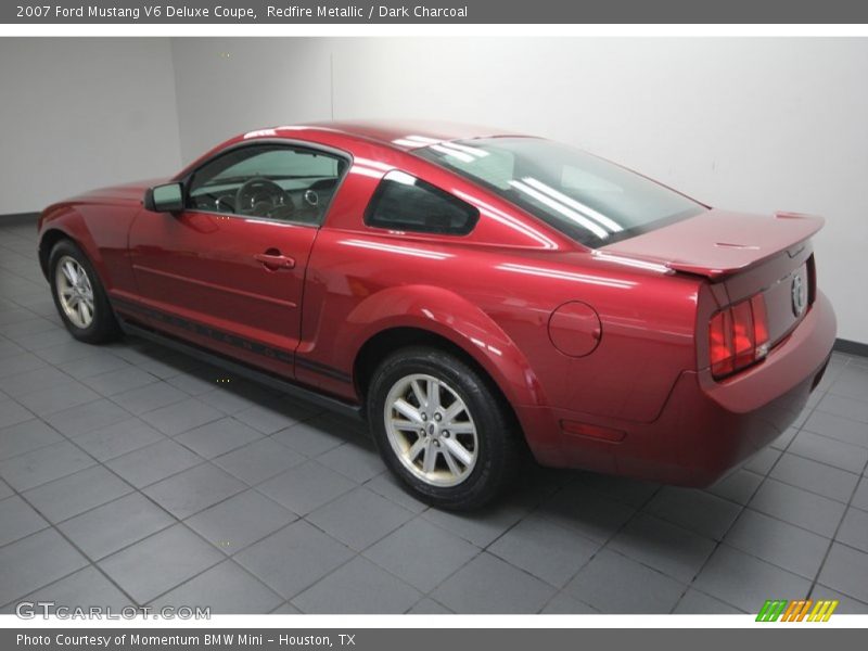 Redfire Metallic / Dark Charcoal 2007 Ford Mustang V6 Deluxe Coupe