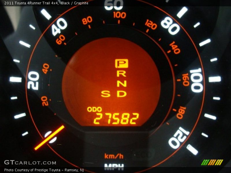 Black / Graphite 2011 Toyota 4Runner Trail 4x4