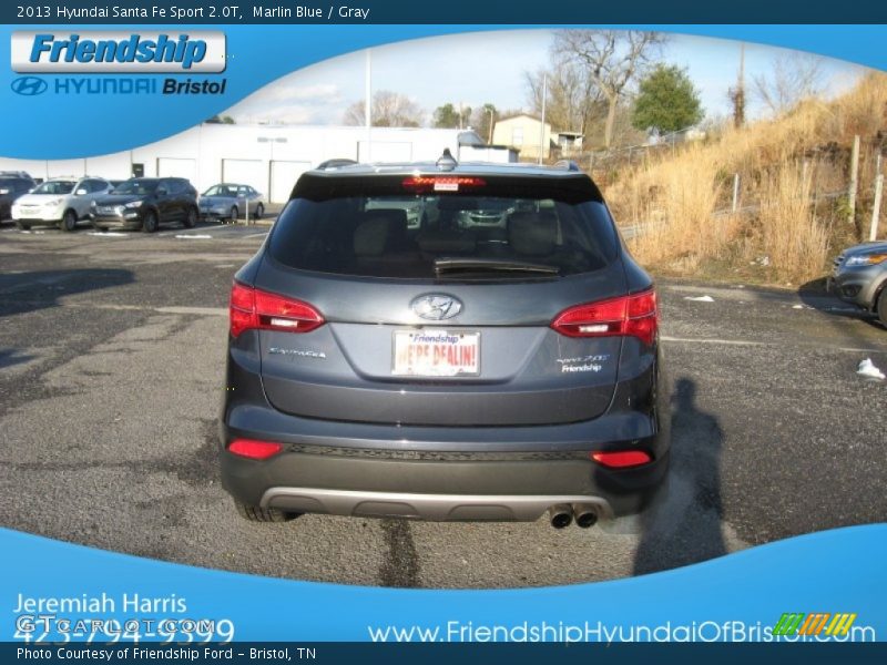 Marlin Blue / Gray 2013 Hyundai Santa Fe Sport 2.0T