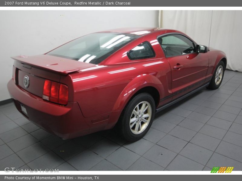 Redfire Metallic / Dark Charcoal 2007 Ford Mustang V6 Deluxe Coupe