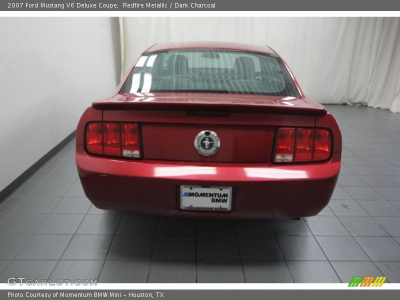 Redfire Metallic / Dark Charcoal 2007 Ford Mustang V6 Deluxe Coupe