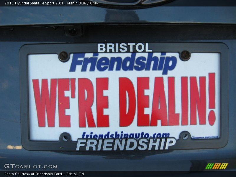 Marlin Blue / Gray 2013 Hyundai Santa Fe Sport 2.0T