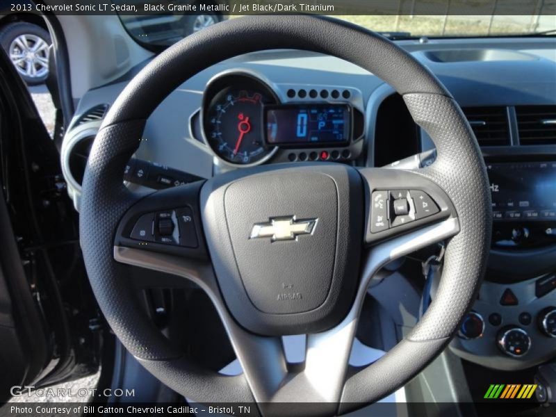 Black Granite Metallic / Jet Black/Dark Titanium 2013 Chevrolet Sonic LT Sedan