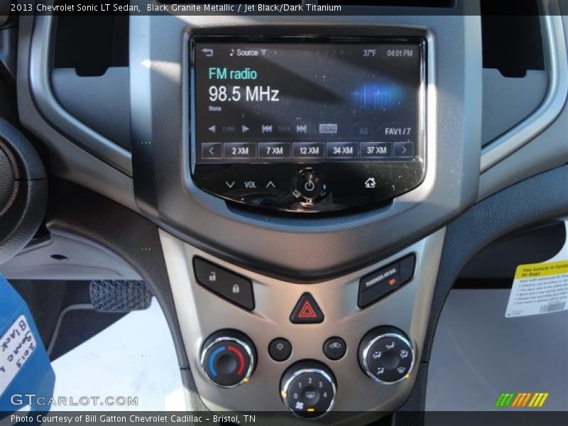 Black Granite Metallic / Jet Black/Dark Titanium 2013 Chevrolet Sonic LT Sedan