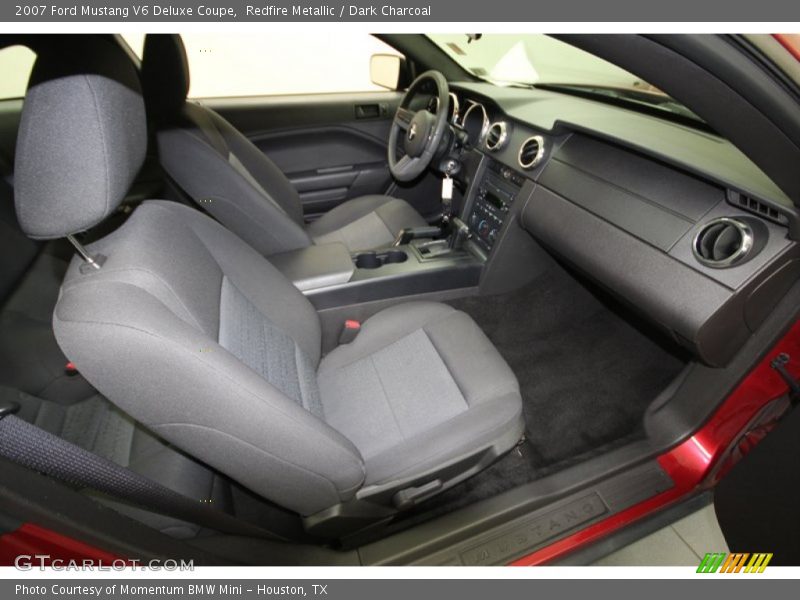 Redfire Metallic / Dark Charcoal 2007 Ford Mustang V6 Deluxe Coupe