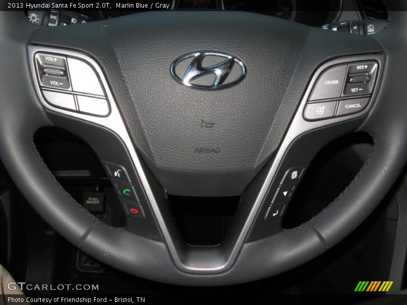 Marlin Blue / Gray 2013 Hyundai Santa Fe Sport 2.0T