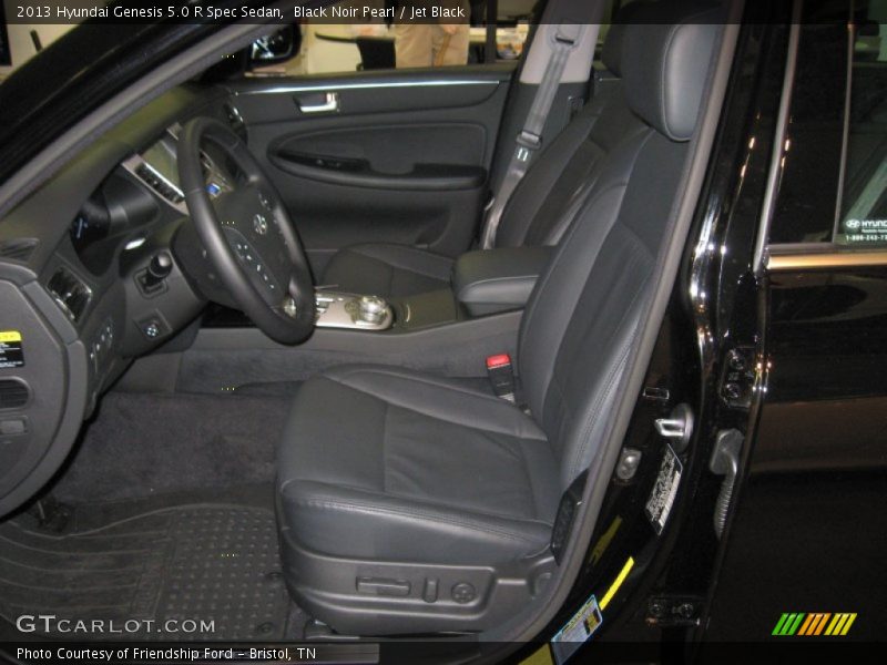 Front Seat of 2013 Genesis 5.0 R Spec Sedan