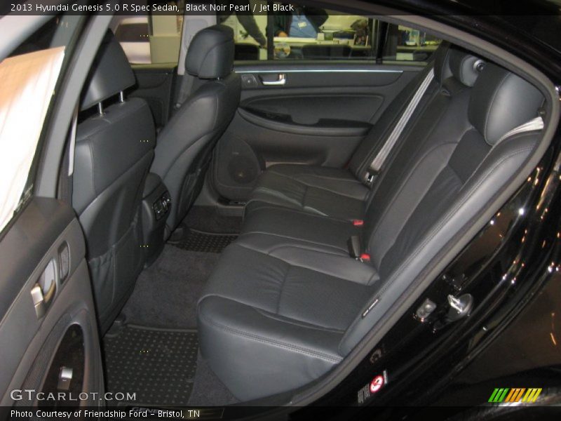 Rear Seat of 2013 Genesis 5.0 R Spec Sedan