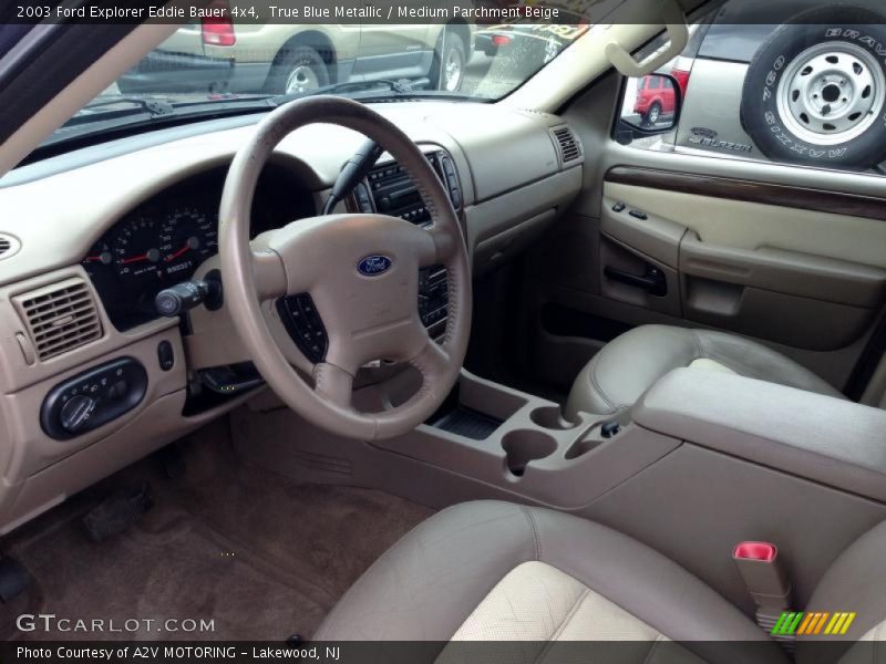  2003 Explorer Eddie Bauer 4x4 Medium Parchment Beige Interior