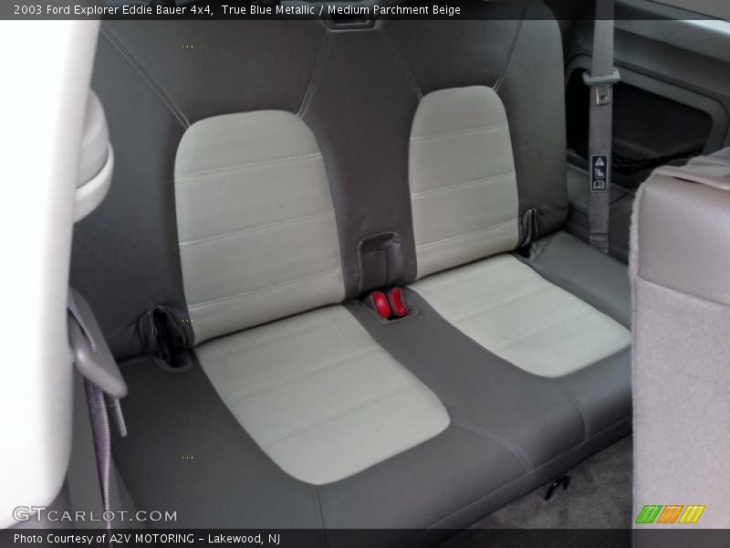 Rear Seat of 2003 Explorer Eddie Bauer 4x4