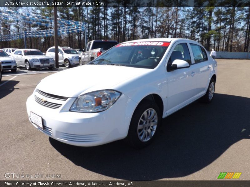 Summit White / Gray 2009 Chevrolet Cobalt LT Sedan