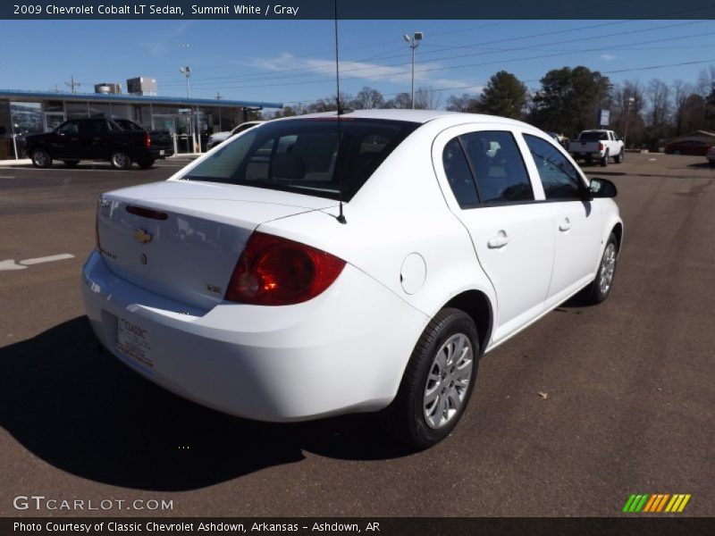Summit White / Gray 2009 Chevrolet Cobalt LT Sedan
