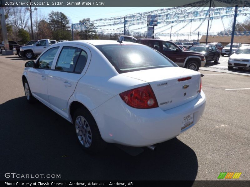 Summit White / Gray 2009 Chevrolet Cobalt LT Sedan