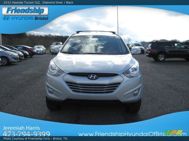 Diamond Silver / Black 2013 Hyundai Tucson GLS