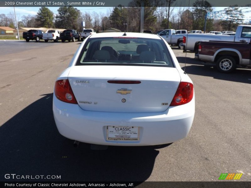 Summit White / Gray 2009 Chevrolet Cobalt LT Sedan
