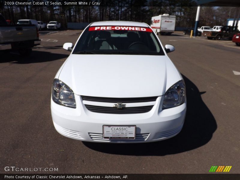 Summit White / Gray 2009 Chevrolet Cobalt LT Sedan