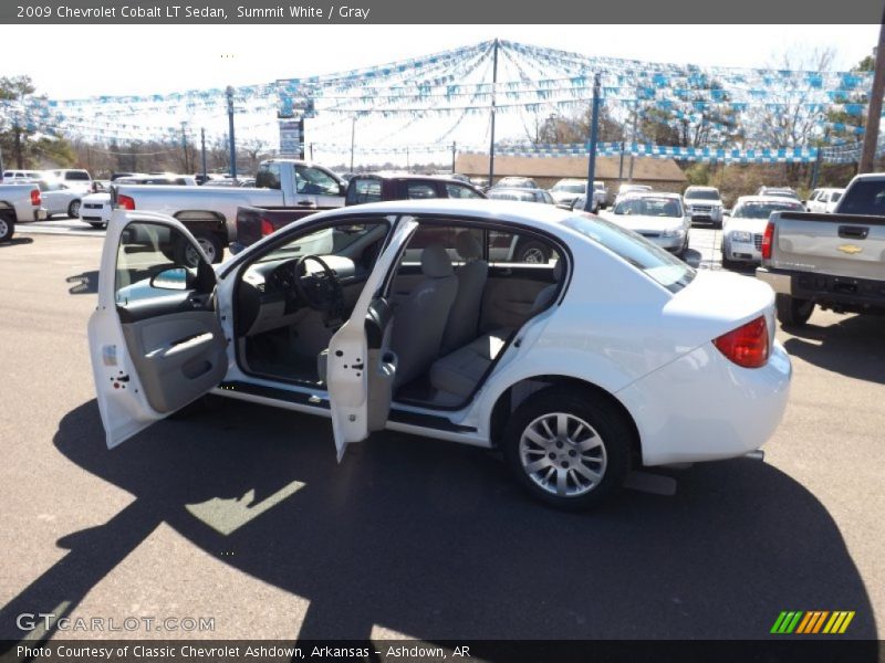 Summit White / Gray 2009 Chevrolet Cobalt LT Sedan