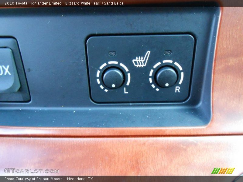 Blizzard White Pearl / Sand Beige 2010 Toyota Highlander Limited