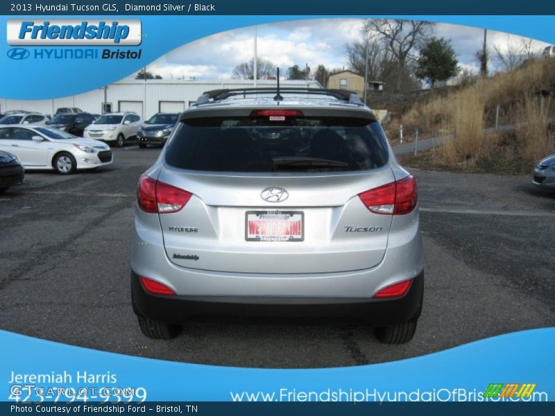 Diamond Silver / Black 2013 Hyundai Tucson GLS