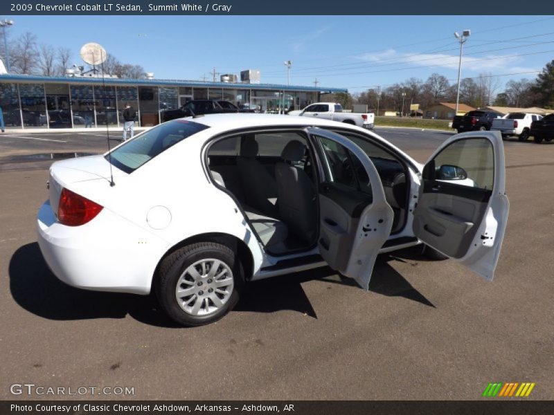 Summit White / Gray 2009 Chevrolet Cobalt LT Sedan