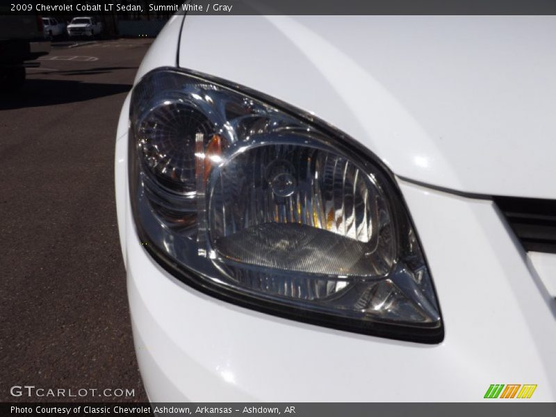 Summit White / Gray 2009 Chevrolet Cobalt LT Sedan