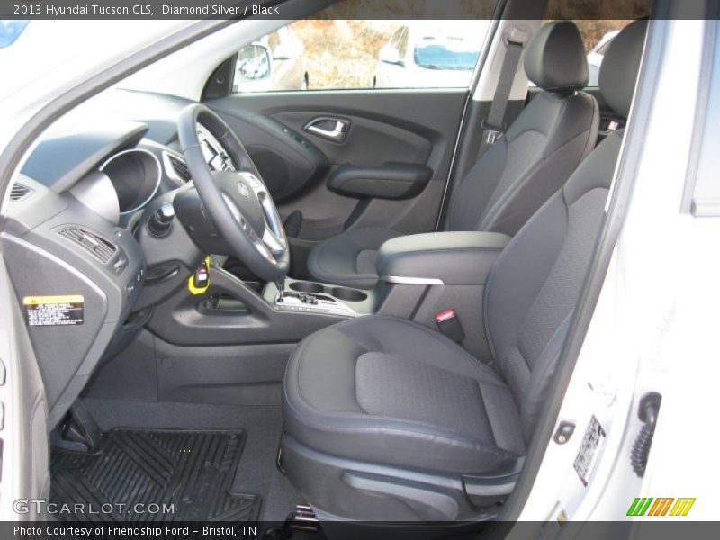 Diamond Silver / Black 2013 Hyundai Tucson GLS