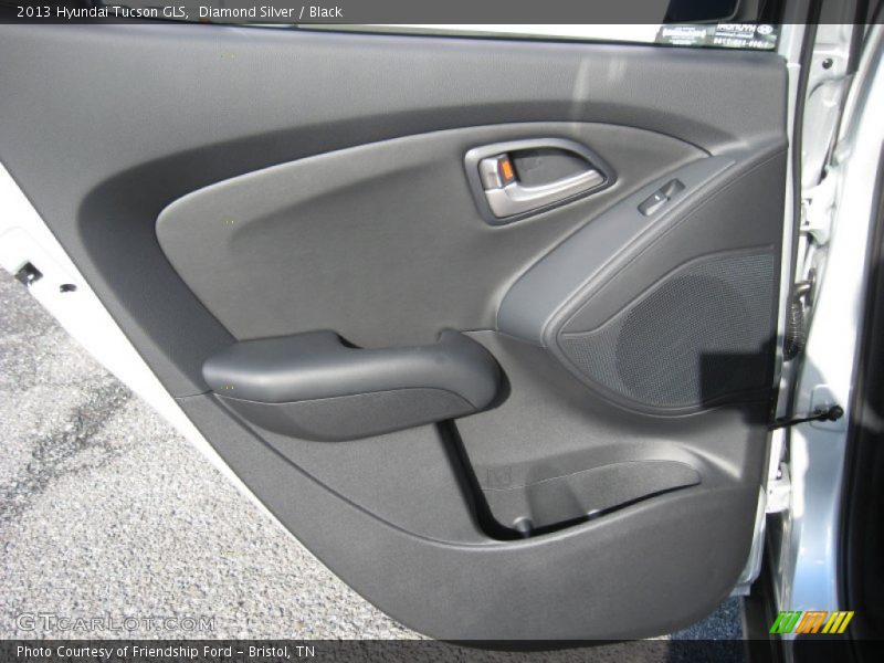 Diamond Silver / Black 2013 Hyundai Tucson GLS