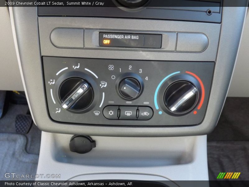 Summit White / Gray 2009 Chevrolet Cobalt LT Sedan