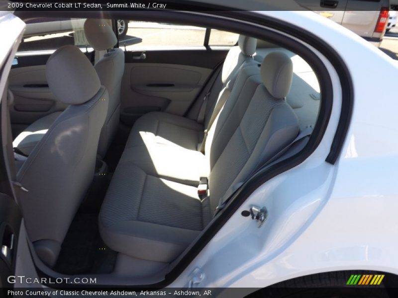 Rear Seat of 2009 Cobalt LT Sedan