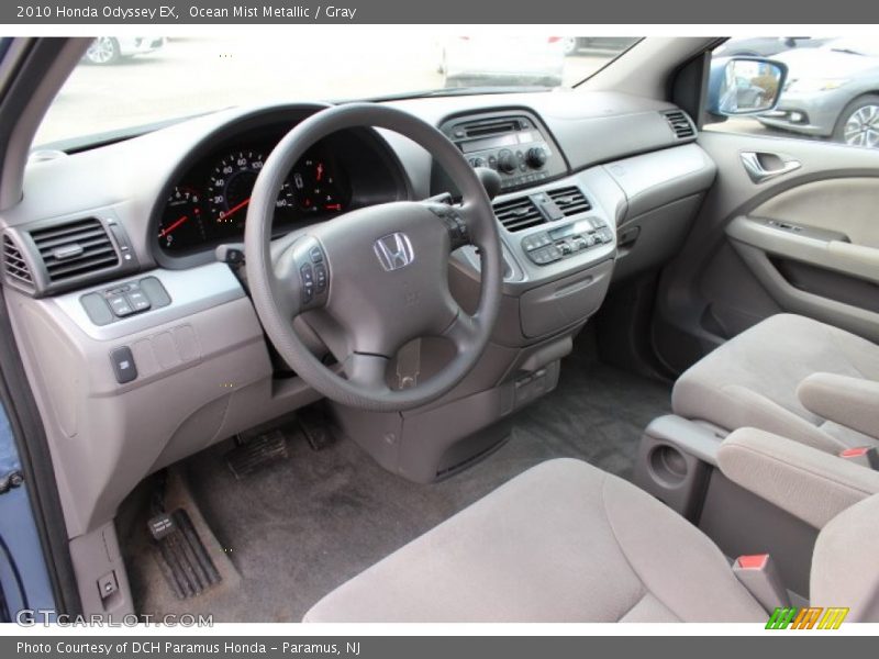Gray Interior - 2010 Odyssey EX 