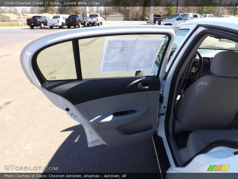 Summit White / Gray 2009 Chevrolet Cobalt LT Sedan
