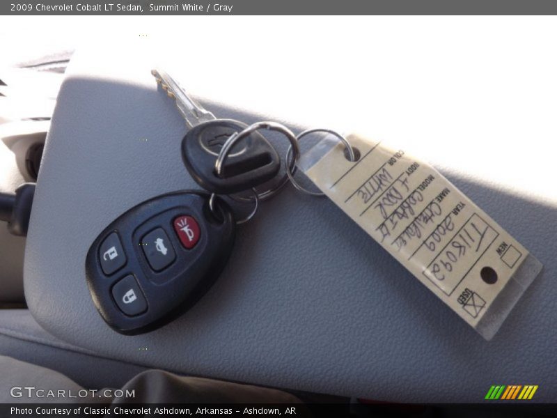 Keys of 2009 Cobalt LT Sedan