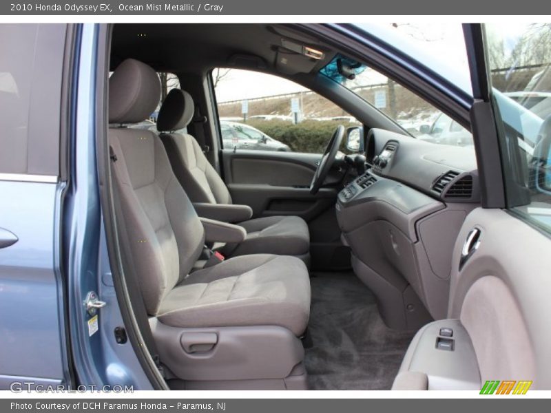 Ocean Mist Metallic / Gray 2010 Honda Odyssey EX