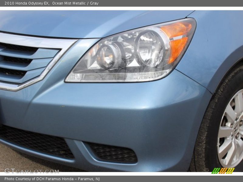 Ocean Mist Metallic / Gray 2010 Honda Odyssey EX