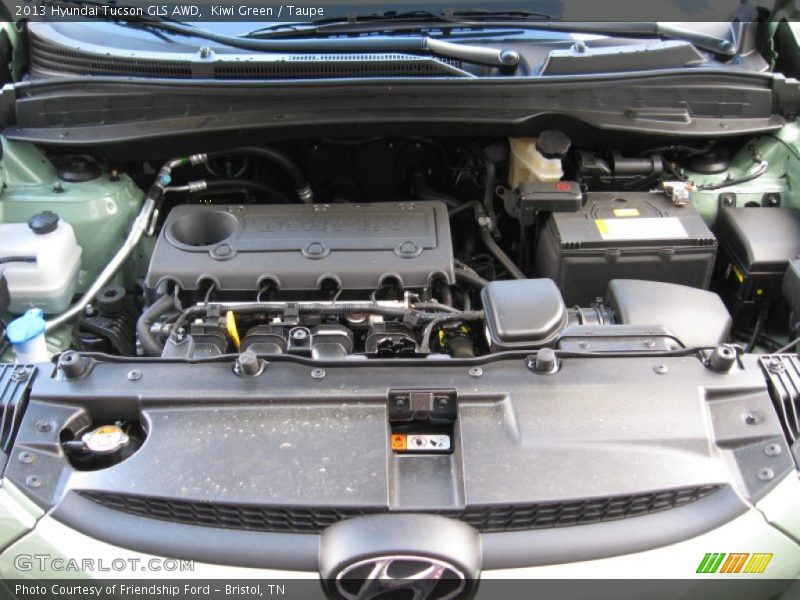 Kiwi Green / Taupe 2013 Hyundai Tucson GLS AWD