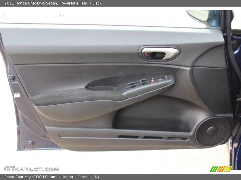 Royal Blue Pearl / Black 2011 Honda Civic LX-S Sedan