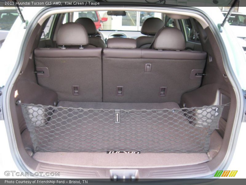 Kiwi Green / Taupe 2013 Hyundai Tucson GLS AWD