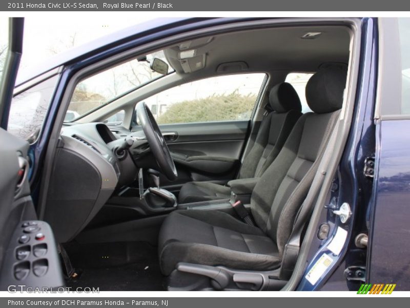 Royal Blue Pearl / Black 2011 Honda Civic LX-S Sedan