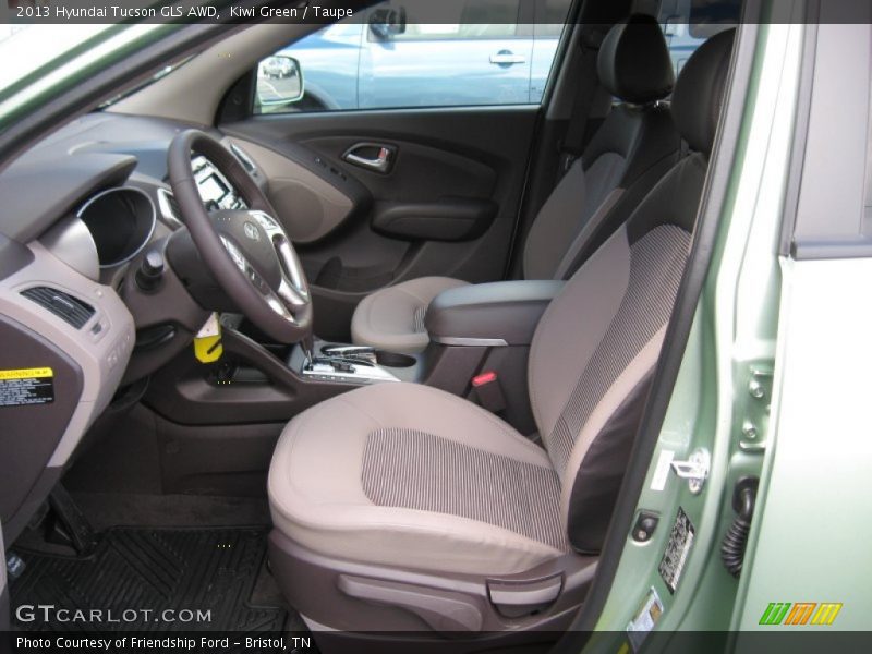 Kiwi Green / Taupe 2013 Hyundai Tucson GLS AWD