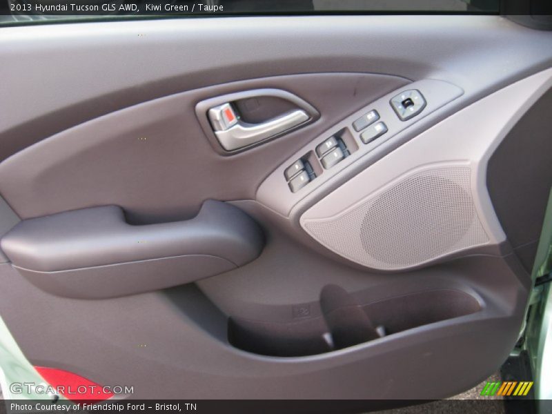 Kiwi Green / Taupe 2013 Hyundai Tucson GLS AWD