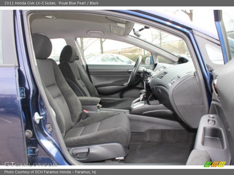 Royal Blue Pearl / Black 2011 Honda Civic LX-S Sedan